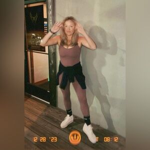 Women's Rib Full Length Bodysuit - All In Motion™